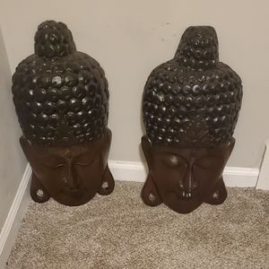 Nice Wooden Buddha Heads